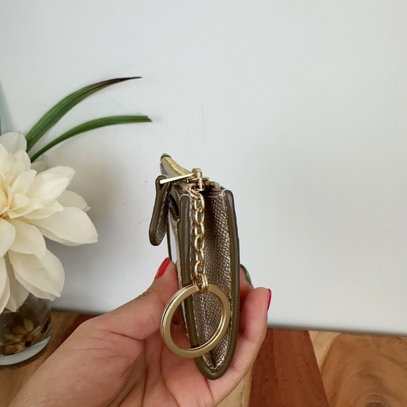 NWT Coach Mini Skinny Id Case In Signature Canvas - Picture 3 of 5